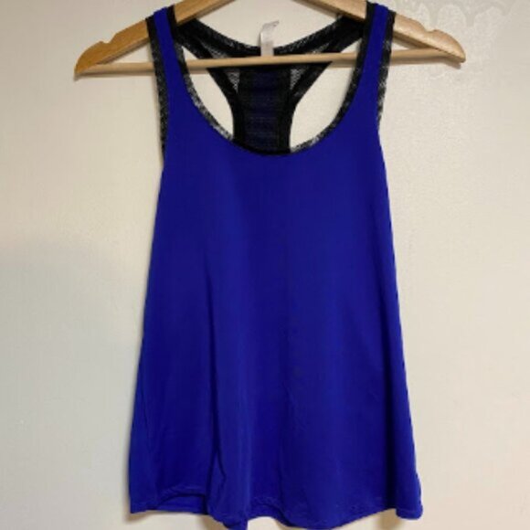Fabletics Blue Racerback Women's Tank Top Size XS - Picture 2 of 10
